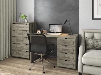 Дуб эвок/Дуб сонома темный