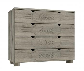 Дуб эвок/Дуб сонома темный