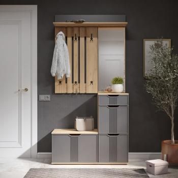 Дуб крафт золотой/Графит