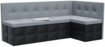 Диван Смарт кухонный угловой Домино Grey со спальным местом