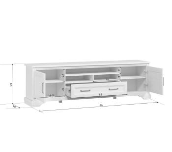 Тумба под телевизор БРВ Мебель STYLIUS B169-RTV2D1S