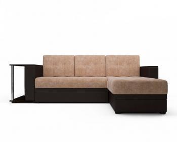 Диван Mebel-ars Атланта угловой Ткань+Экокожа