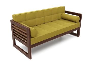 Орех/Рогожка горчичная