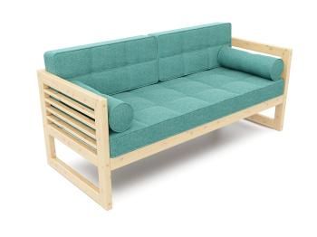 Сосна/Рогожка бирюзовая