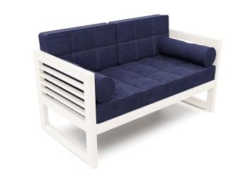 Беленый дуб/Рогожка синяя