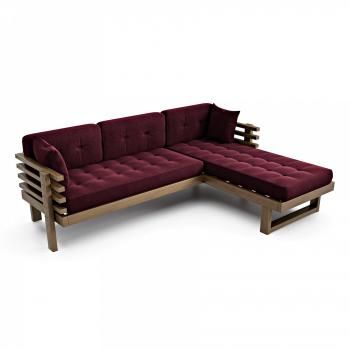 Орех/Ягодный велюр