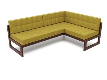 Орех/Рогожка горчичная