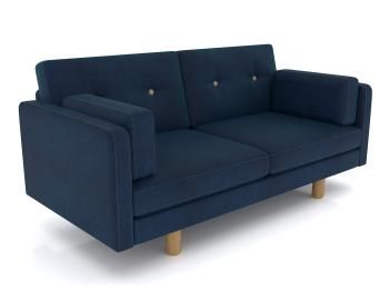 Синий велюр