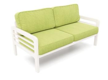 Беленый дуб/Рогожка зеленая