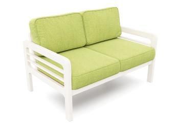 Беленый дуб/Рогожка зеленая