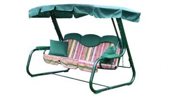 Каркас зеленый/Разноцветный рис.полоска