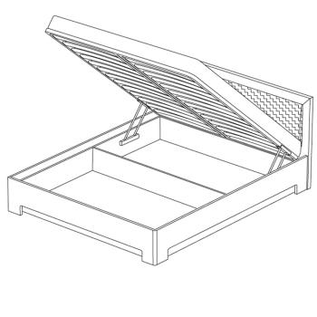 Кровать-1 с под.орт.основанием Кураж Парма Нео 1400