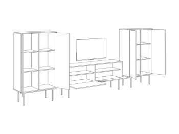 Композиция ОГОГО Boho 5 (ротанговый фасад)