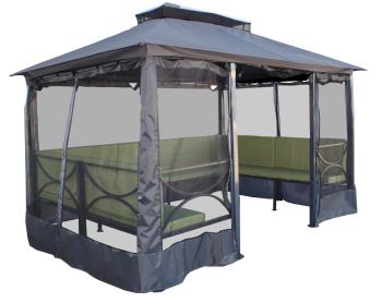 Тент графит/Зеленый