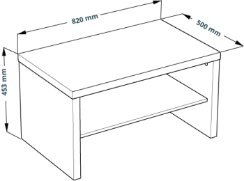 Журнальный стол Гуд Лакк Энкель 82С