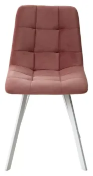 Стул М-City Chilli-Q Square Велюр, белый каркас