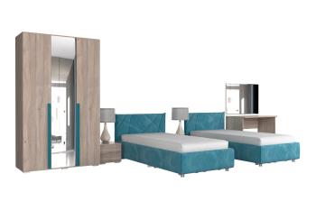 Дуб Мария/Изумруд/Сосна (Велюр)