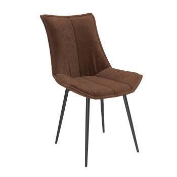 Металл черный/Велюр тенерифе шоколад