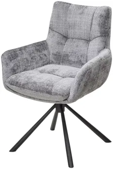 Cremona-95 серый, ткань / Черный