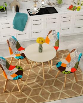 Стул STOOL GROUP FRANKFURT Пэчворк