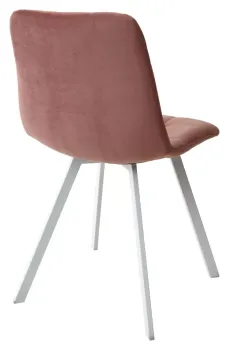 Стул М-City Chilli-Q Square Велюр, белый каркас