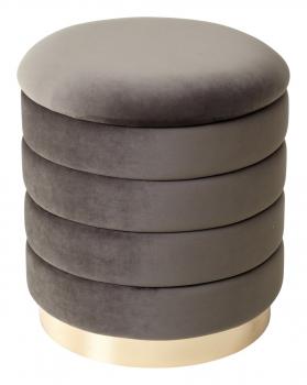 графит #14, велюр / золотой каркас