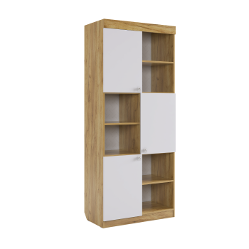 Дуб крафт золотой/Белый