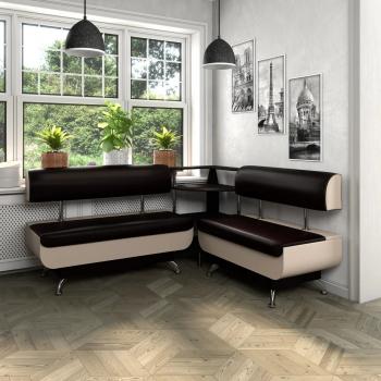 Кухонный угловой диван Betel Валенсия МД-1200+ПУ-500+МД-1000