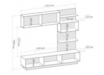 Тумба центральная Vivat Глейс ТБ-200
