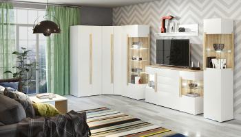 Дуб Сонома/Белый Бриллиант