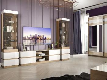 Шкаф с витриной КМК Хилтон Л 0651.18