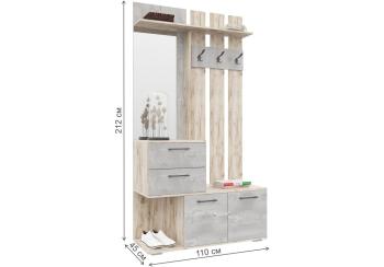 Готовая прихожая Woodville Вальс ВШ-1