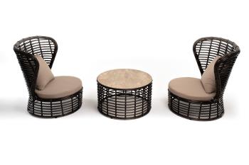 Кофейный комплект из искусственного ротанга 4sis Парма