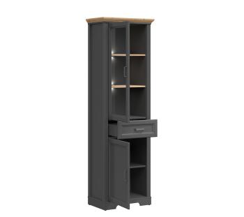 Шкаф БРВ Мебель JASMIN REG1W1D1S с подсветкой