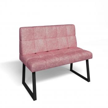 Велюр коралл/Черный муар