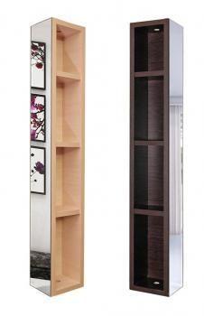 Поворотный зеркальный шкаф Shelf Хоп Шелф