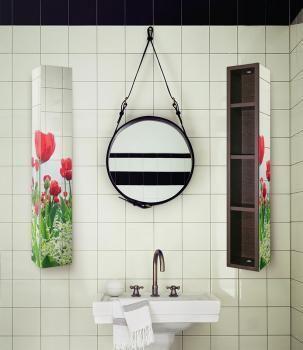 Поворотный зеркальный шкаф Shelf Хоп Шелф Арт