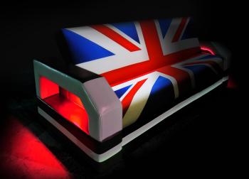 Диван Fotodivan Британский флаг с подсветкой