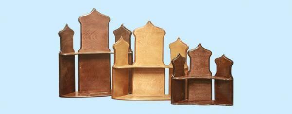 Полка под иконы Andre угловая средняя