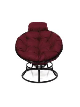 бордовая подушка