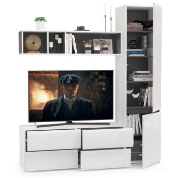 Гостиная Mobi Сидней Комплектация № 04 13.63 + 15.57 + 13.200