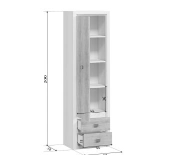 Шкаф БРВ Мебель КОЕН REG1D2S