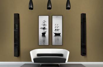 Поворотный стеклянный шкаф Shelf Iglu Glossy