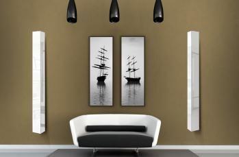 Поворотный зеркальный шкаф Shelf Иглу Шелф Стекло