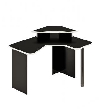 Стол игровой-угловой Мэрдэс СКЛ-ИгрУгл120Ч+НКИЛ-УГЛ Ч Правый