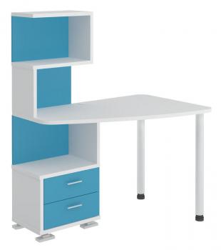 Белый жемчуг/Синий мрамор Правосторонний