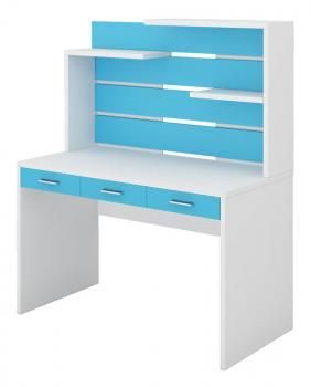 Белый жемчуг/Синий мрамор