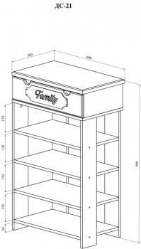 Тумба для обуви Compass ДримСтар ДС-21