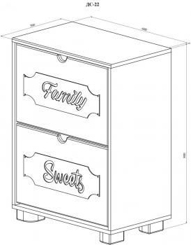 Тумба для обуви Compass ДримСтар ДС-22