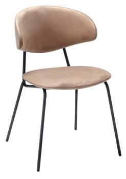 Бежевый Микровелюр/Черный